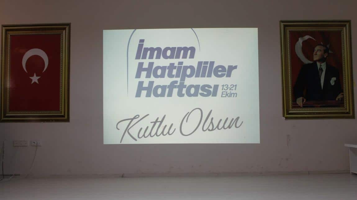 İMAM HATİPLER HAFTASINI KUTLADIK